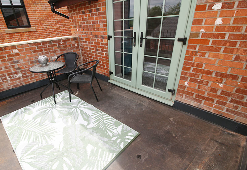 photo of new roof terrace